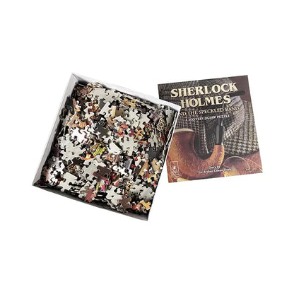 Sherlock Holmes and the Speckled Band - A Mystery Jigsaw Puzzle 1000 pcs