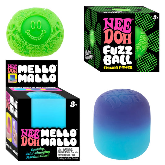 NeeDoh Fuzz Ball / Mello Mallo Bundle