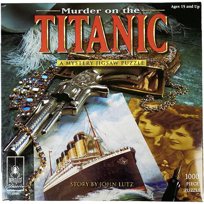 Murder on the Titanic - A Mystery Jigsaw Puzzle 1000 pcs