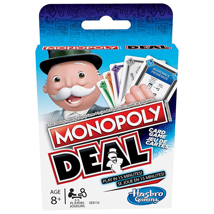 Monopoly Deal Card Game - Box and Cards