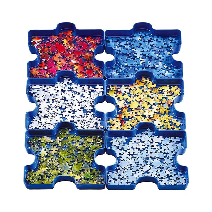 Puzzle Sort &amp; Go! Stacking Sorting Trays - 1000 Piece Jigsaw Puzzle