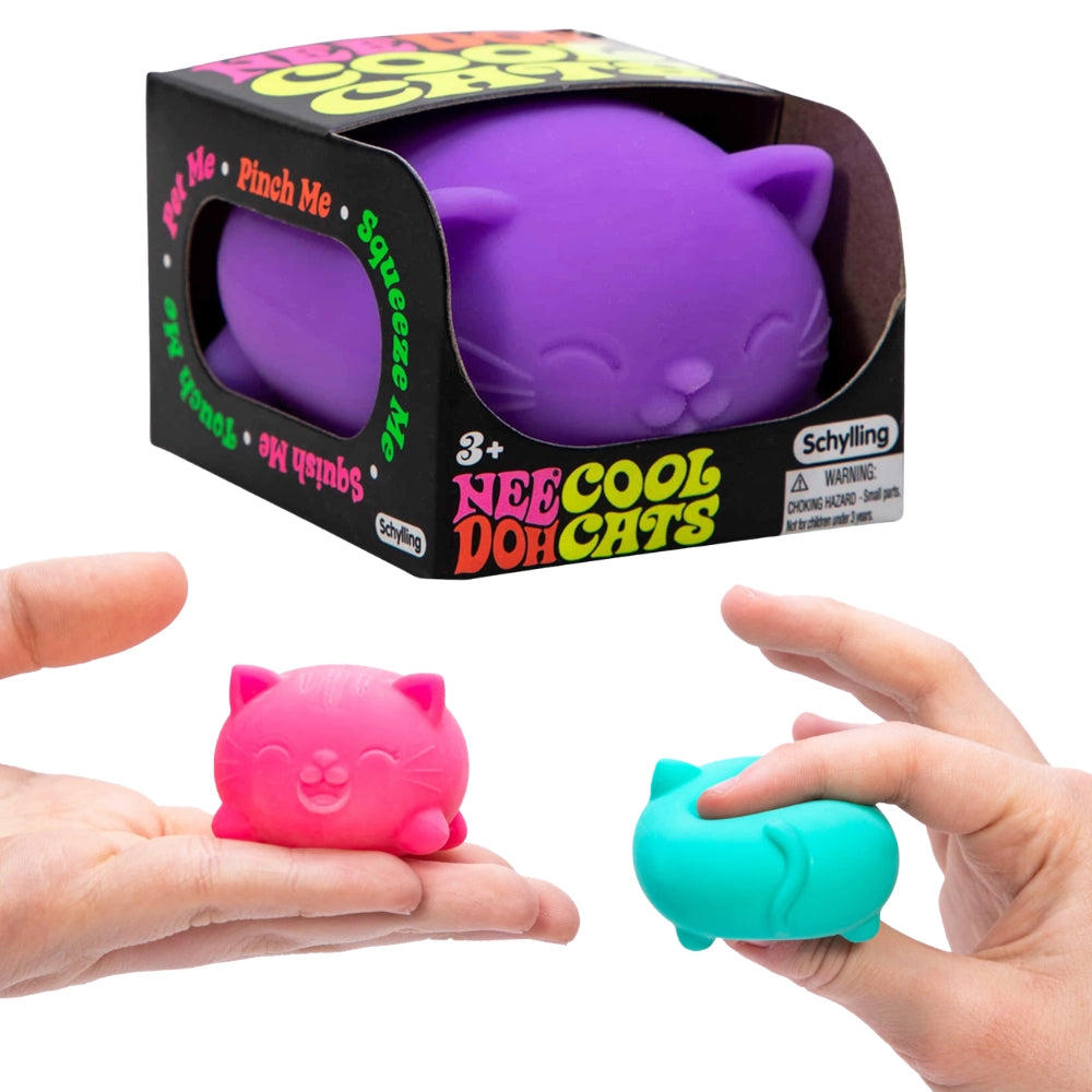 NeeDoh Squish Squad Bundle - Cats, Pups, Mallo & Colour-Changing Fun