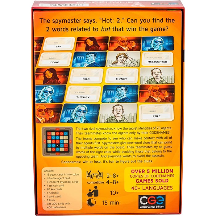 Codenames Board Game