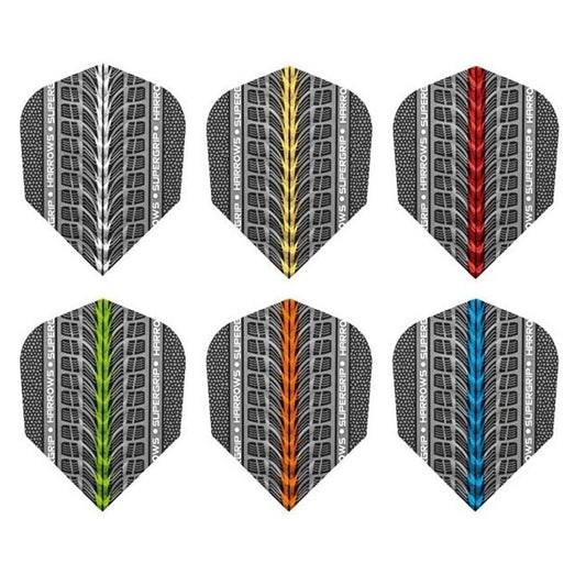 Harrows Supergrip Flights Assorted (Random Pick)