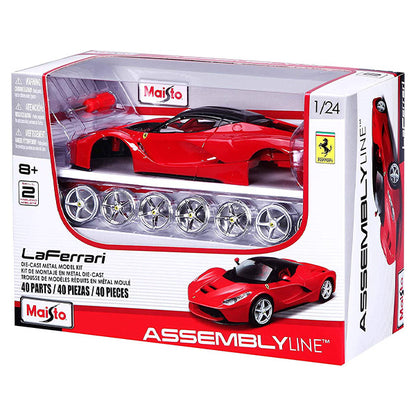 1:24 Scale Assembly Line LaFerrari Die-Cast Vehicle - Red