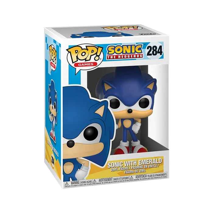 Funko Pop! Sonic With Emerald Sonic The Hedgehog