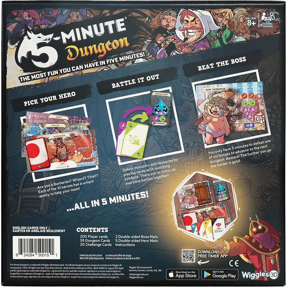 5 Minute Dungeon Fun Card Game