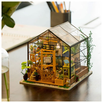 3D Wooden Puzzle Cathy's Flower House