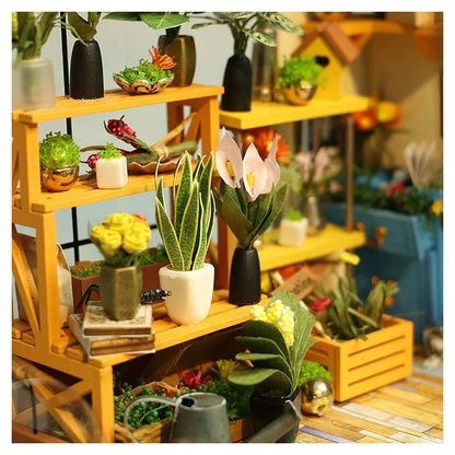 3D Wooden Puzzle Cathy's Flower House