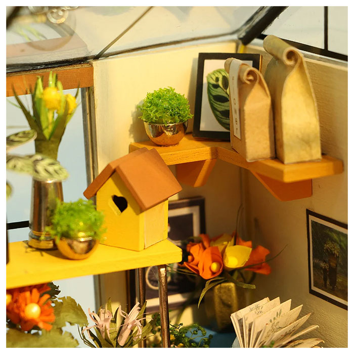 3D Wooden Puzzle Cathy's Flower House