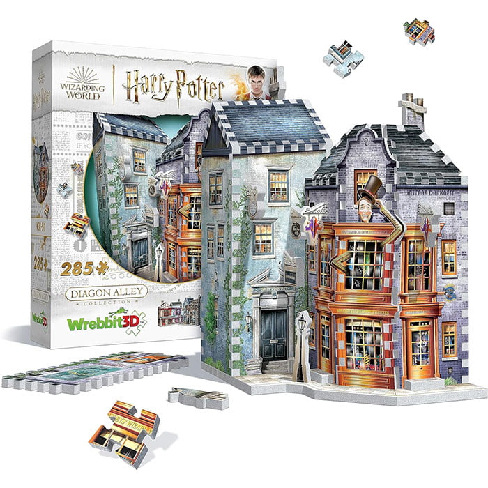 Harry Potter Weasleys' Wizard Wheezes &amp; Daily Prophet 3D Jigsaw Puzzle - 280 Pieces