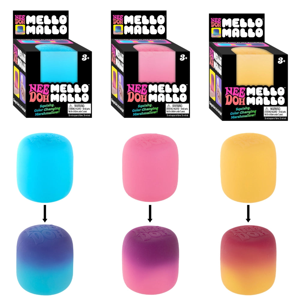 NeeDoh Squish Squad Bundle - Cats, Pups, Mallo & Colour-Changing Fun