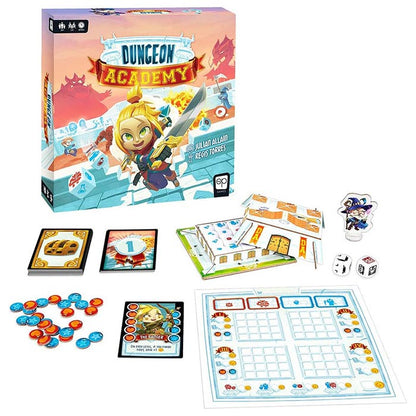 Dungeon Academy Family Board Game