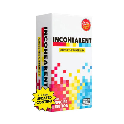 Description Additional information Reviews0 Add to cart Incohearent – Adult Party Game by What Do You Meme?