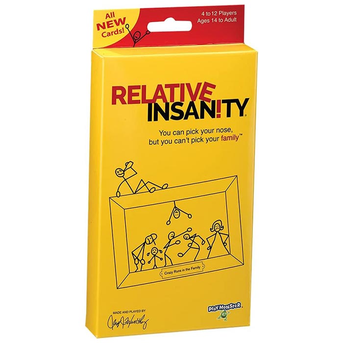 Play Monster Relative Insanity Party Game Expansion Travel Pack