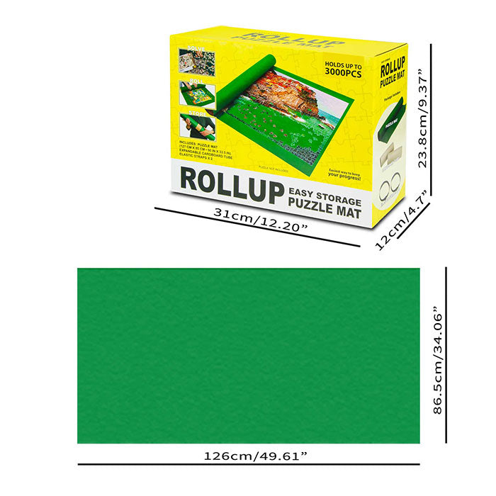 Roll Up Puzzle Mat - Holds up to 3000 Pieces - Puzzle not Included