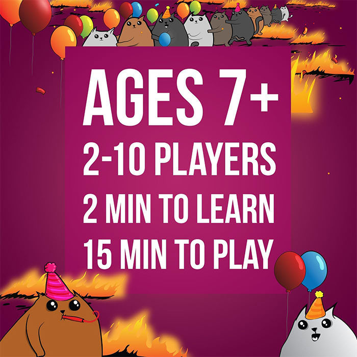 Exploding Kittens Party - A Russian Roulette Card Game