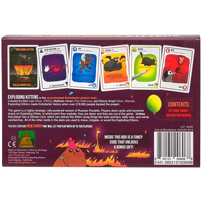 Exploding Kittens Party - A Russian Roulette Card Game
