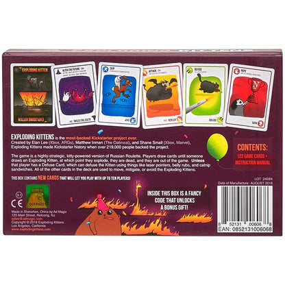 Exploding Kittens Party - A Russian Roulette Card Game
