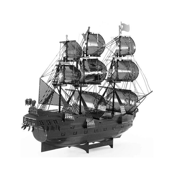 Fascinations ICONX Black Pearl Ship Black Version 3D Metal Model Kit