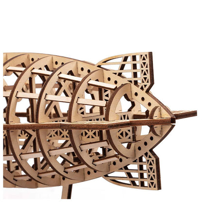 3D Wooden Puzzle - Mechanical Airship
