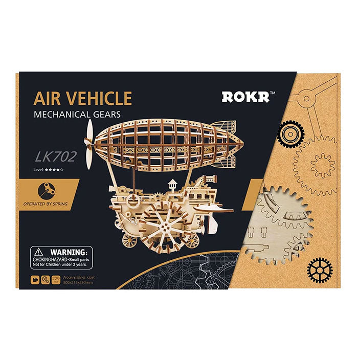 3D Wooden Puzzle - Mechanical Airship