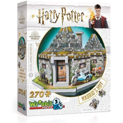 Wrebbit 3D Hagrids Hut 3D Jigsaw Puzzle 270 Pieces