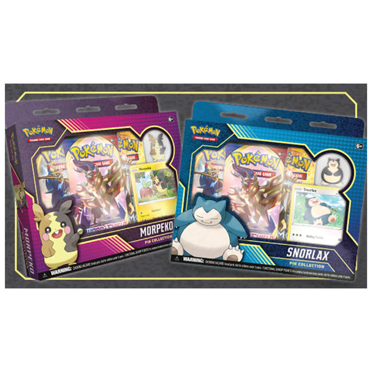Pokémon TCG: Snorlax/Morpeko Pin Collection