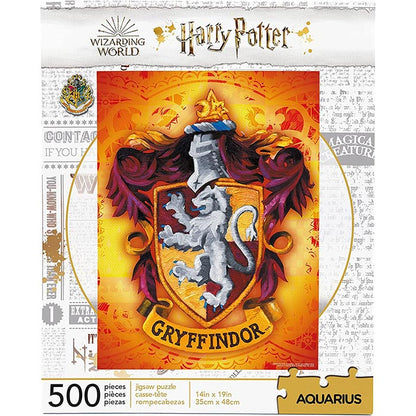 Harry Potter Puzzle Gryffindor Crest 500 Piece Jigsaw Puzzle