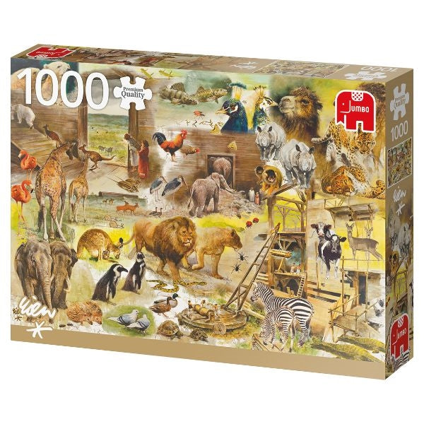 Heye: Building Noah's Ark 1000 Piece Jigsaw Puzzle