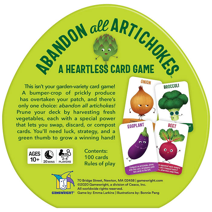 Abandon All Artichokes Card Game