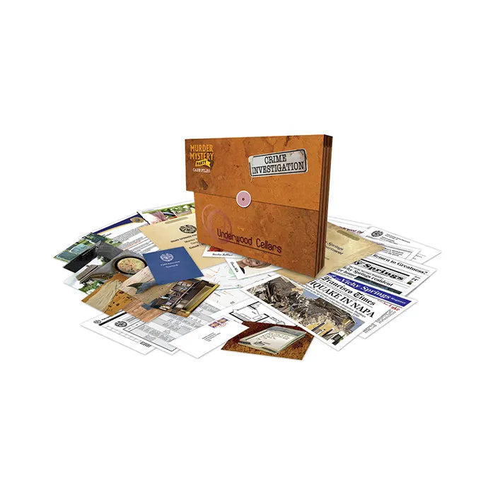 Murder Mystery Party Case Files - Underwood Cellars