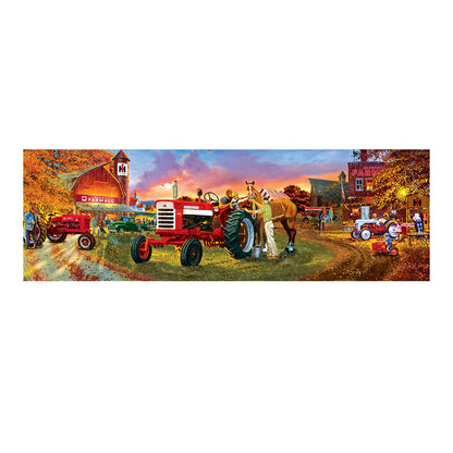 MasterPieces Farmall Horse Power - Farmall Tractors Scene 1000 Piece Panoramic Jigsaw Puzzle