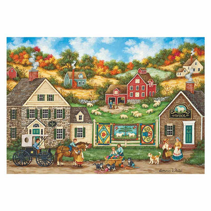 MasterPieces Hometown Gallery Great Balls of Yarn - 1000 Piece Jigsaw Puzzle by Bonnie White