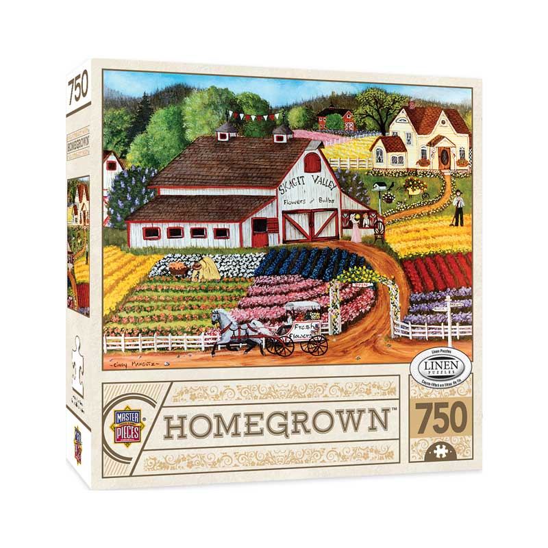 Masterpieces Puzzle Homegrown - Fresh Flowers 750 Piece Jigsaw Puzzle