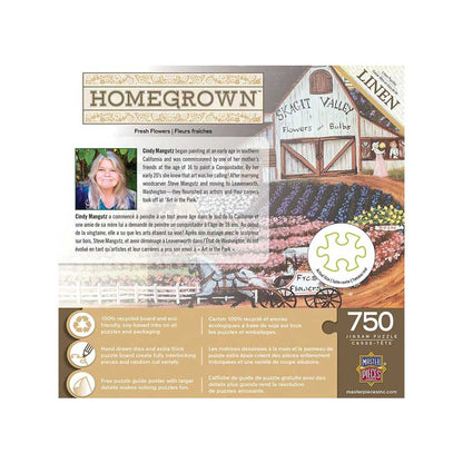 Masterpieces Puzzle Homegrown - Fresh Flowers 750 Piece Jigsaw Puzzle