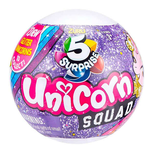 Zuru 5 Surprise - Unicorn Squad Series 2(Colors and Styles may vary and will be picked randomly)