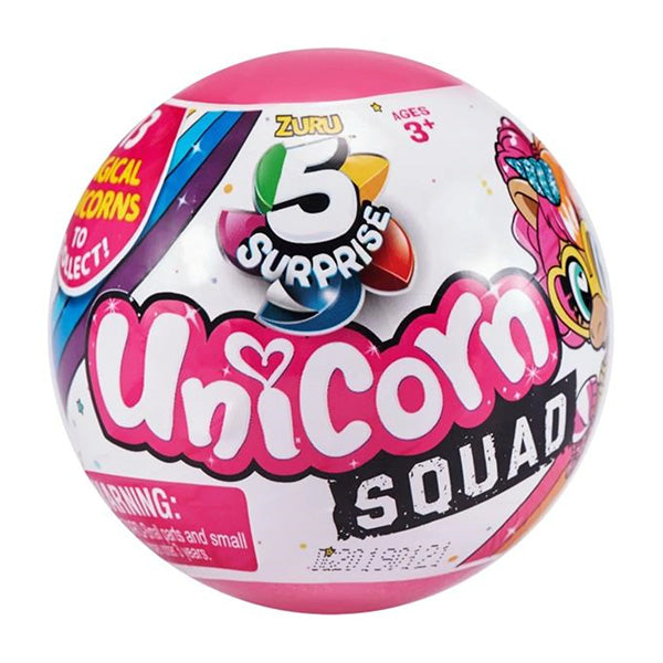 Zuru 5 Surprise - Unicorn Squad Series 2(Colors and Styles may vary and will be picked randomly)
