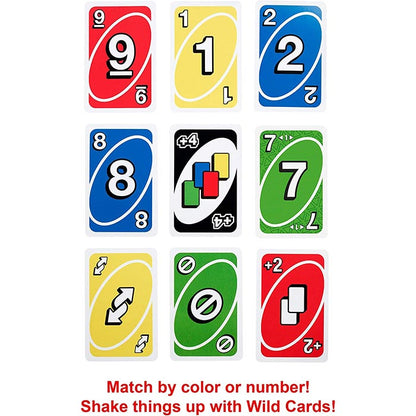 UNO Showdown Quick Draw Family Card Game