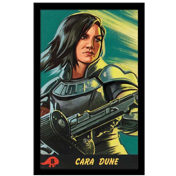 The Mandalorian Cara Dune No.8 Framed Art Print