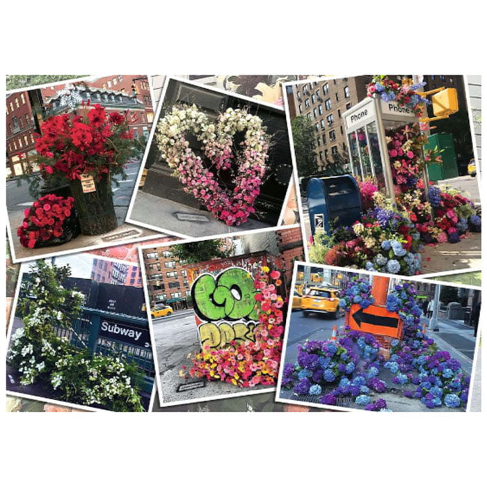 Ravensburger NYC Flower Flash 1000 Pieces Puzzle
