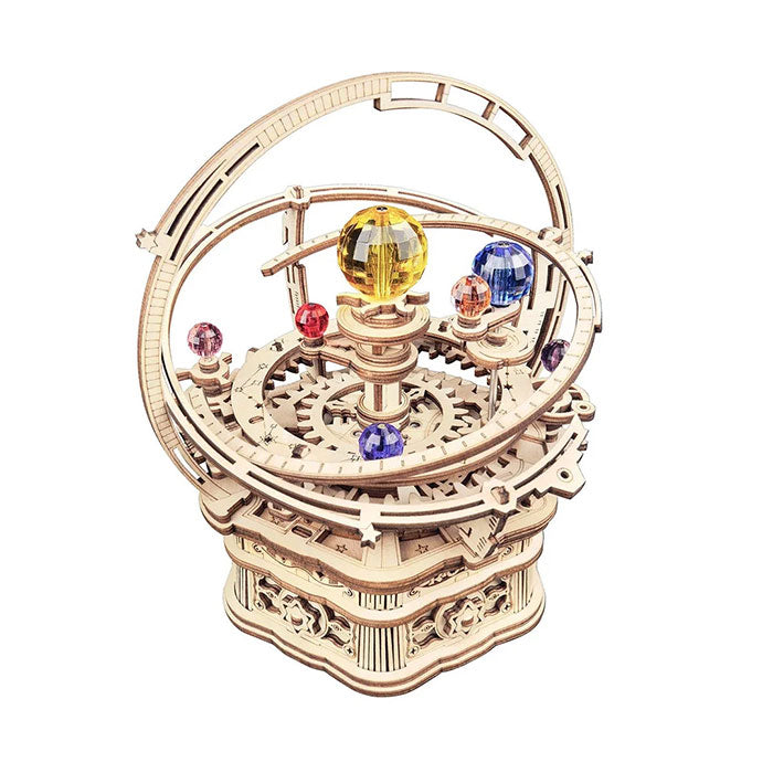 Starry Night Orrery Music Box DIY Solar System Kit