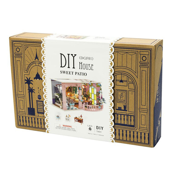 DIY 3D House Puzzle - Sweet Patio 199pcs