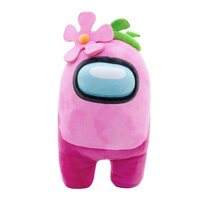 AMONG US ! PLUSH DOLLS - Pink With Flower 12"