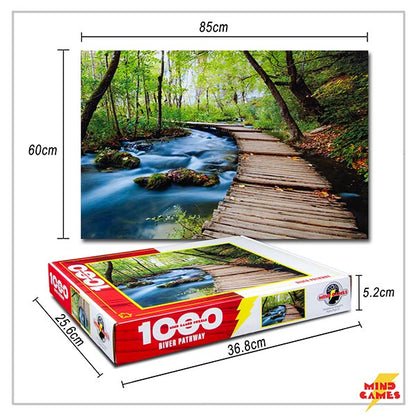 River Pathway 1000 Pieces Jigsaw Puzzle