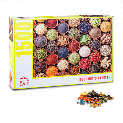 Gourmet's Palette 1500 Pieces Jigsaw Puzzle