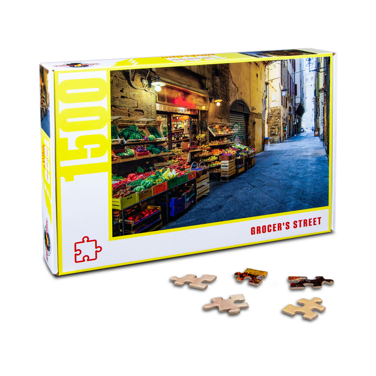 Grocer's Street 1500 Pieces Jigsaw Puzzle