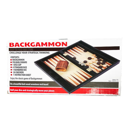 Backgammon Wooden Game set 30x35