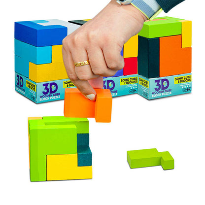 Color wood block puzzles