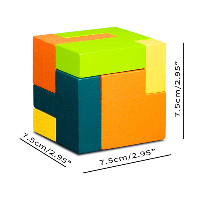 Color wood block puzzles